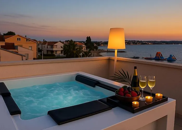 Four Seasons Villas, Zadar - Heated Pool & Jacuzzi Willa *